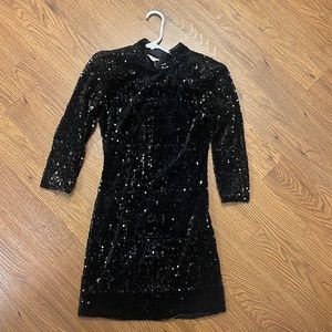 zara sequin dress